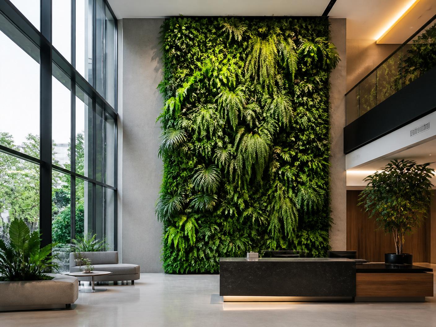 Projeto Parede Verde Corporativa em Uberlândia, MG